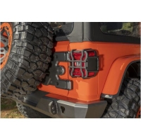 Rückleuchtengitter Set Jeep JL 18- Elite Tail Light Guards, Tex. Black; 2018- JL - 11226.12-D - Ausstellung -