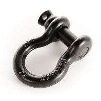 Schäkel Ø 22mm Stahl schwarz für Heckstoßstangen und Frontstoßstangen Rugged Ridge 11235.18 D-Ring, 3/4-Inch, 9500 Pound, Black