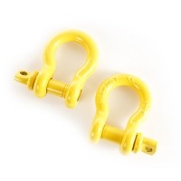 Schäkel Kit gelb 22 mm / 4.300 kg Rugged Ridge 11235.15 3/4" D-Ring Shackle in yellow