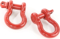 Schäkel Kit rot 22 mm 4.300 kg Rugged Ridge 11235.08 3/4" D-Ring Shackle in Red