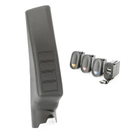 Schalterkonsole A-Säule links schwarz inkl. 3 Schalter und 1 USB Set Jeep Wrangler JK 11-17 Rugged Ridge 17235.98 A-Pillar Pod K