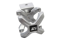 Scheinwerfer-Halter silber X-Clamp 1-teilig 2,25-3,0" Jeep Wrangler JK TJ CJ XJ YJ Universal