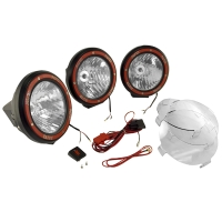 Scheinwerfer Zusatzscheinwerfer Offroad Light HID Set Kunststoff Ø 7"-178mm 35 Watt Stk.f Arbeitsscheinwerfer Rugged Ridge 15205