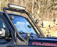 Scheinwerferhalter Lampenbügel "Black Rock" schwarz ohne TÜV Jeep Wrangler JL 18- 8050
