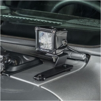 Scheinwerferhalter auf der Motorhaube außen Jeep Wrangler JL Gladiator JT 2018- Rugged Ridge 11232.72 Cowl Cube Mount, Inside Mo