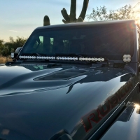 Scheinwerferhalter vorne Lampenhalter Dual A-Säule schwarz Jeep Wrangler JL 18- Baja Design BD447007