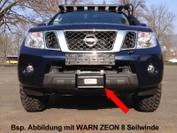 Seilwinden Set Nissan D40 u. Pathfinder, alle BJ, nur 2.5 l Diesel mit WARN Zeon 8, 16-3750-PREM
