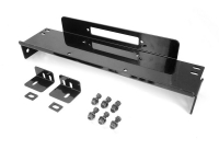 Seilwindenplatte Montageplatte Stahl schwarz Jeep CJ 76-86 Rugged Ridge 11238.13 Raised Winch Plate, 76-86 Jeep CJ7 & CJ8