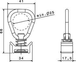 Single-Stud Fitting mit Triangel...