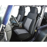 Sitzbezug Paar vorne schwarz-grau Jeep Wrangler TJ 03-06