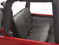 Sitzbezug Rücksitzbank schwarz Jeep Wrangler TJ 03-06