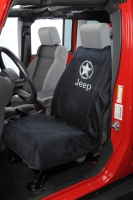 Sitzüberzug Sitzhandtuch Schwarz Stern Insync Jeep Star Logo Car Seat Towel with Jeep Star Logo