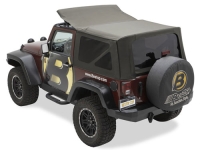 Softtop Ersatz Softtop Bestop Black Twill Jeep Wrangler JK 07-09 2-Türer 79836-17 Twill Replace-A-Top Bestop