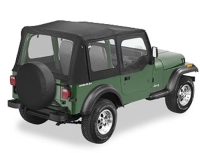 Softtop Ersatz Softtop Bestop Black Denim Jeep Wrangler YJ 87-95 51120-15 Replace-A-Top Bestop