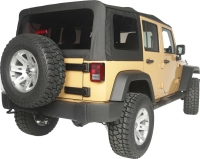 Softtop Ersatz Softtop Black Diamond 4-Türer Jeep Wrangler JK 10-17 Rugged Ridge 13742.35 Replacement Top