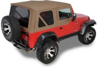 Softtop Ersatz Softtop Dark Tan Jeep Wrangler TJ 97-06 Rugged Ridge 13724.33 XHD Soft Top