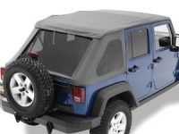 Softtop Ersatz Trektop NX Black Diamond 4-Türer Jeep Wrangler JK 07-16 Bestop 52823-35 Replace-a-top