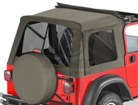 Softtop Get. Scheiben Khaki Diamond Jeep Wrangler TJ 03-06 Bestop 58699-36