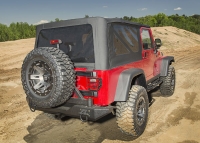 Softtop Montana schwarz Jeep Wra...