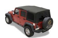 Softtop Ersatz Softtop Bestop Sailcloth RAT Black Diamond Jeep Wrangler JK 10 4-Türer 79143-35 Replace-A-Top Bestop