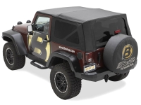 Softtop Ersatz Softtop Bestop Sailcloth RAT Black Diamond Jeep Wrangler JK 10 2-Türer 79142-35 Replace-A-Top Bestop