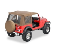 Softtop Supertop ohne Türen Supertop Classic Replacement Soft Top Spice Jeep Wrangler YJ 87 - 95
