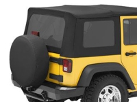 Softtop getönte Scheiben 2-Türer fits only factory Black Diamond - Wrangler JK 11-16