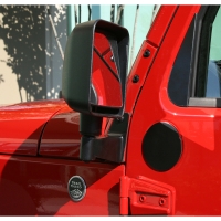 Spiegel Halter Spiegelhalter Set schwarz Jeep Wrangler JK 07-18 Rugged Ridge 11025.04 Mirror Relocation Brackets Blk 07-18 Wrang