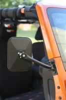 Spiegel Set rund schwarz Jeep Wrangler TJ JK 97-18 Rugged Ridge 11025.10 Quick Release Mirror Kit