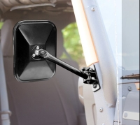 Spiegel Set rechteckig schwarz Jeep Wrangler TJ, JK 97-18 Rugged Ridge 11025.12 Quick Release Mirrors, Pair, Blk Rect. 97-18 TJ