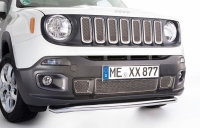 Spoilerschutzrohr poliert 50mm Durchmesser Jeep Renegade MJ 2015-