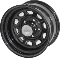 Stahlfelge 8x15 ET -20 schwarz Jeep Wrangler 84-06 Jeep Cherokee BJ 84- 99 Gr.Cherokee ZJ Rugged Ridge 15500.01