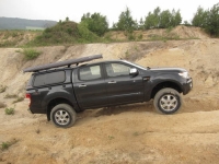 Standard Hardtop für Ford Ranger '12->, 2AB, Doka, flach, seitl. Schiebefenster