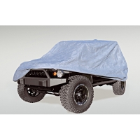 Trail Abdeckung Cab Cover 3-lagig grau Jeep Wrangler JK JL 2-Türer 07- Rugged Ridge 13321.80 Car Cover