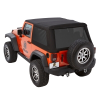 Trektop NX Glide Black Diamond Jeep Wrangler JK 07-18 2-Türer Bestop 54922-35