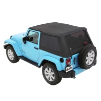 Trektop NX Plus Factory Style Black Diamond Jeep Wrangler JK 07-18 2-Türer Bestop 56852-35