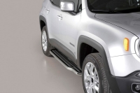 Trittbrett Edelstahl poliert Jeep Renegade MJ 2015-