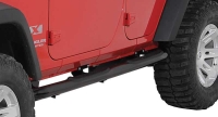 Flankenschutz Trittbrett Schwellerrohre Side Step Bars Jeep Wrangler JK 4-Türer ab BJ 07 Rugged Ridge 11590.06