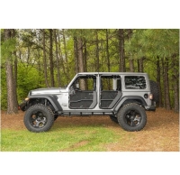 Tube Door Cover Set schwarz Jeep Wrangler JL 18- 4-Türer Rugged Ridge 13579.55 Fortis Tube Door Covers, Full Set, Blk; 18- JLU