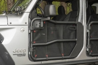 Tube Door Cover Set vorne schwarz Jeep Wrangler JL 18- Rugged Ridge 13579.53 Fortis Tube Door Covers, Ft Pair Blk; 18- JL/JLU