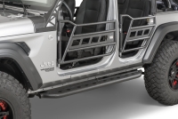 Tube Door Stahltüren Set Jeep Wrangler JL 4-Türer 18- Gladiator JT 20- Fishbone Offroad FB24086 Front and Rear Tube Doors for 18