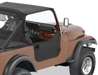 Türen Halbtüren-Set Black Denim - Jeep CJ7 76 - 86