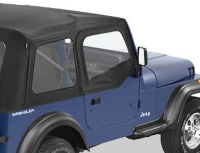 Türen Steckfensterset für Halbtüren Black Denim, Wrangler YJ 88 - 95