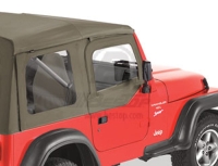 Türen Steckfensterset für Halbtüren Khaki Diamond - Wrangler TJ 96 - 06