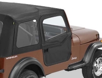 Türen Teilbare Bestop Black Denim - Jeep CJ7 81 - 86, Wrangler YJ 87 - 95,51783-15