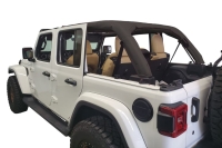 Überrollbügelabdeckungen Jeep Wrangler JL 18- 4-Türer Dirtydog 4X4 JL4RBCHBK Roll Bar Covers for 18- Jeep Wrangler JL Unlimited