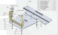 Unterfahrschutz Mitsubishi V80 Verteilergetriebe, Benziner