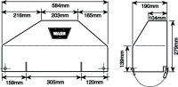 Warn Abdeckhaube M6000 - XD9000I...