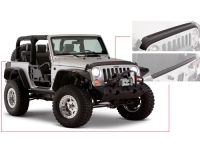 Windabweiser Bug Deflector mit Hecktür Protektor Wrangler JK 07- schwarz plastic BUSHWACKER 14013