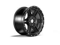 Alu Felge 8,5 x 17 ET +12 schwarz Jeep Wrangler JK 07- 18 Serie Alloy 1465